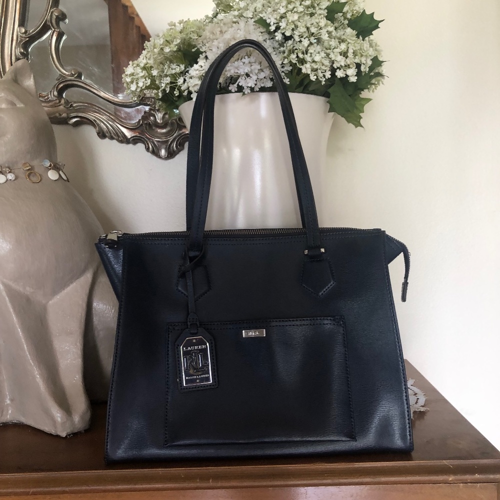 RALPH LAUREN Dark Blue Handbag